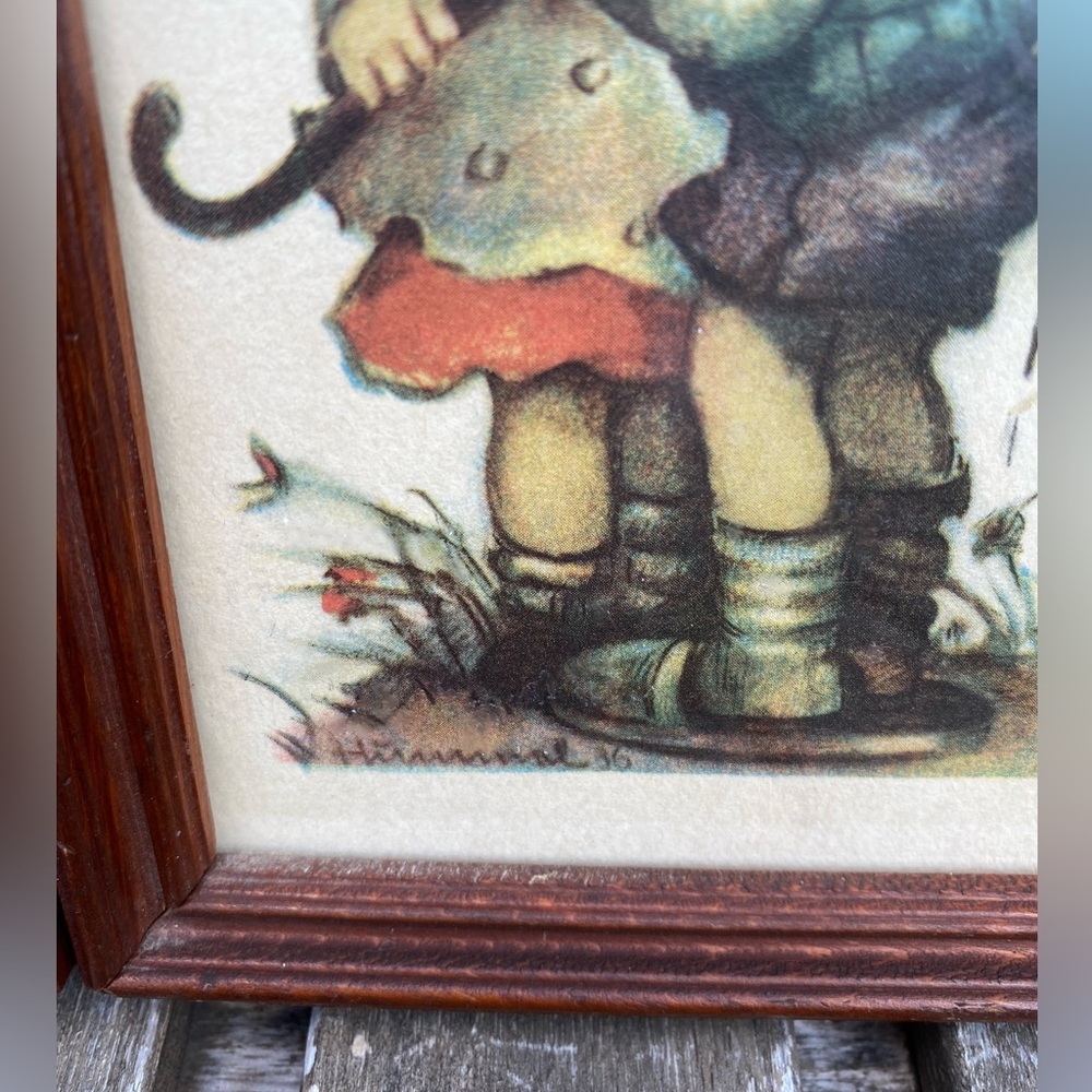 Set of 3 Framed Vintage Hummel Lithographs - Picture 6 of 7